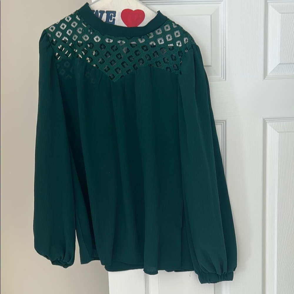 Elegant Green Women's Top size Large